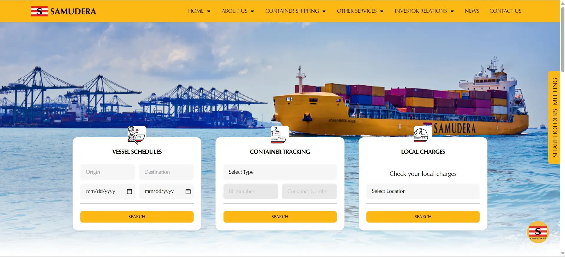 Shipping Companies in India - Samudera Shipping Line