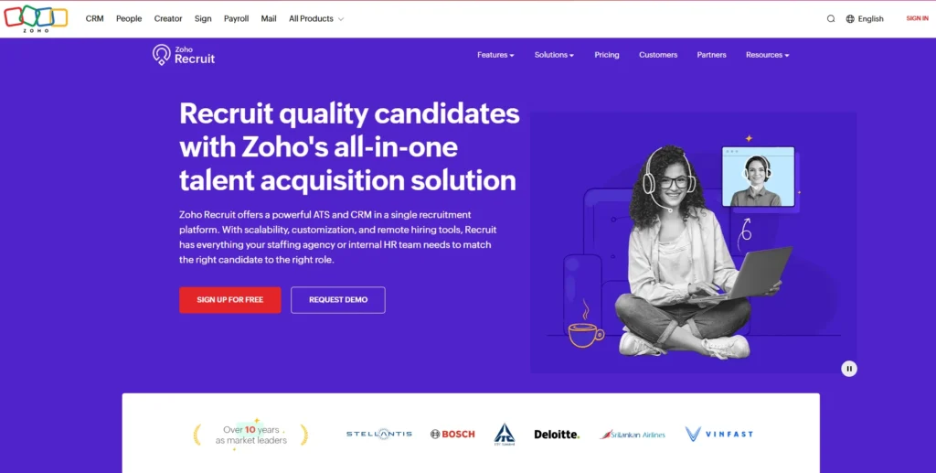 Recruiting Automation Software - Zoho Recruit