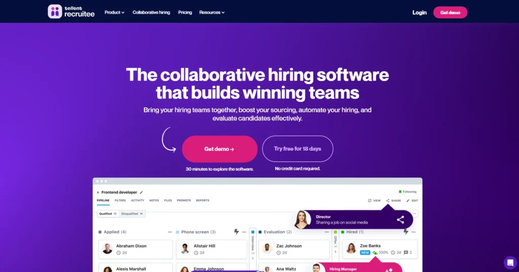 Recruiting Automation Software - Recruitee