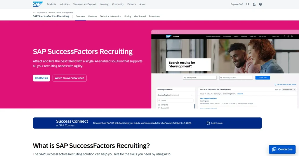 Recruiting Automation Software - SAP SuccessFactors Recruiting