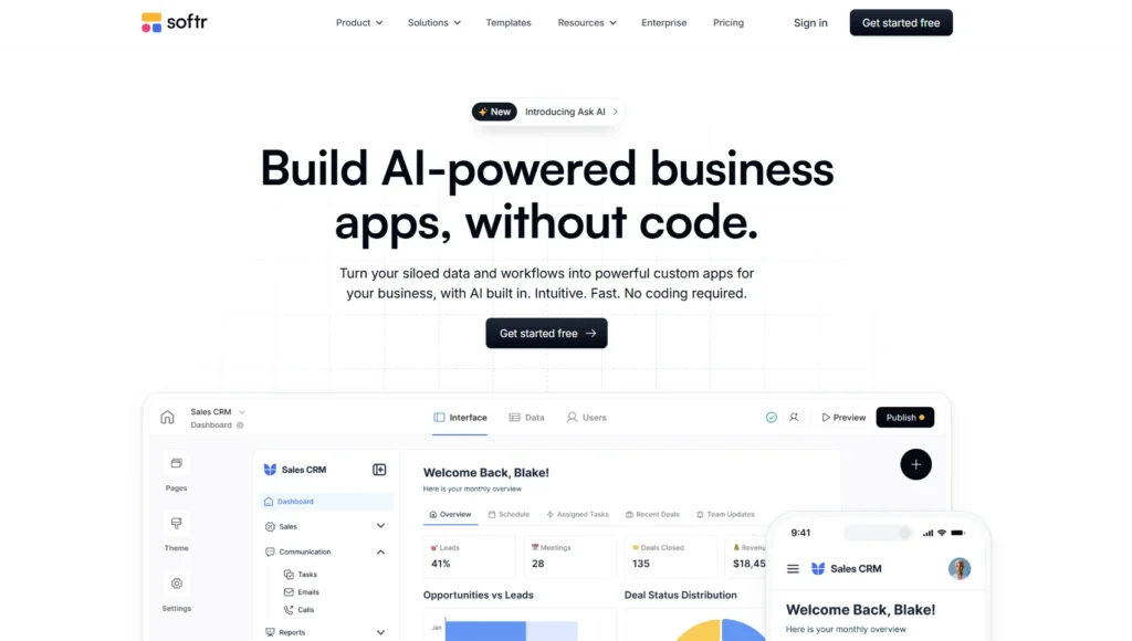 Softr-No-Code App Builders