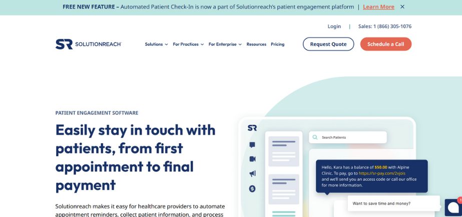Solutionreach - patient engagement tools