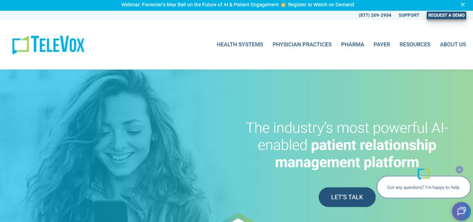 TeleVox - patient engagement tools
