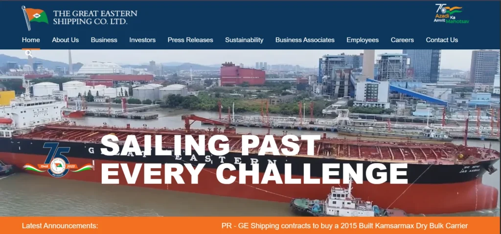 Shipping Company in Mumbai-the great eastern shipping company