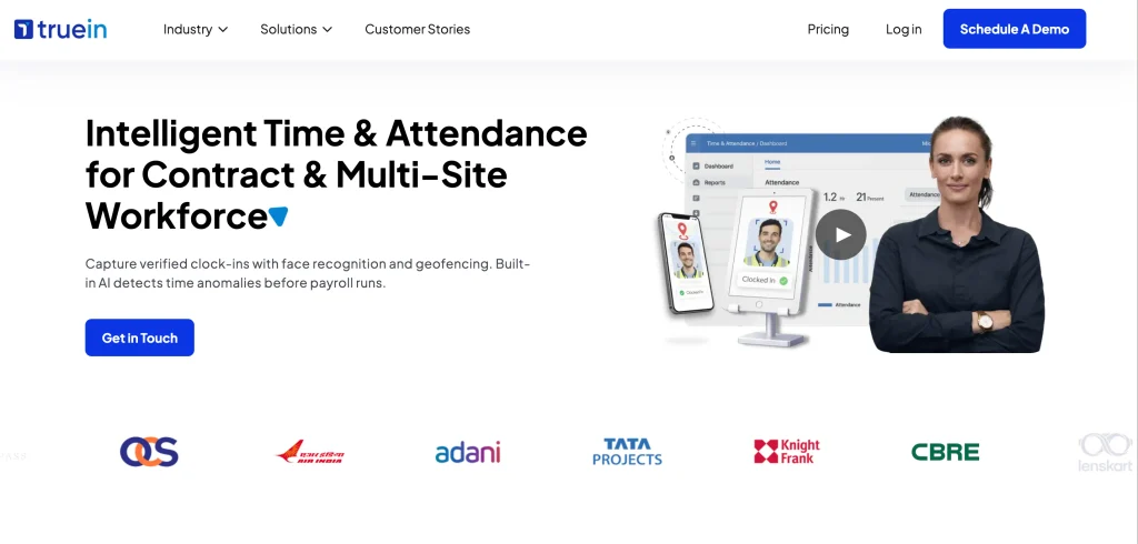 attendance tracking software - Truein