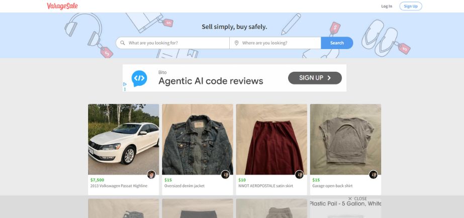 VarageSale - Facebook Marketplace Alternatives