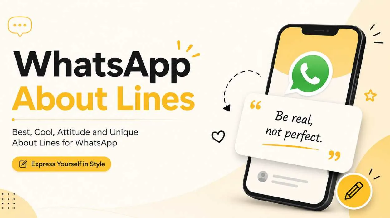 WhatsApp About Lines