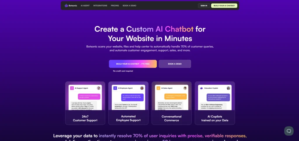 AI Agent for Ecommerce - Writesonic by Botsonic