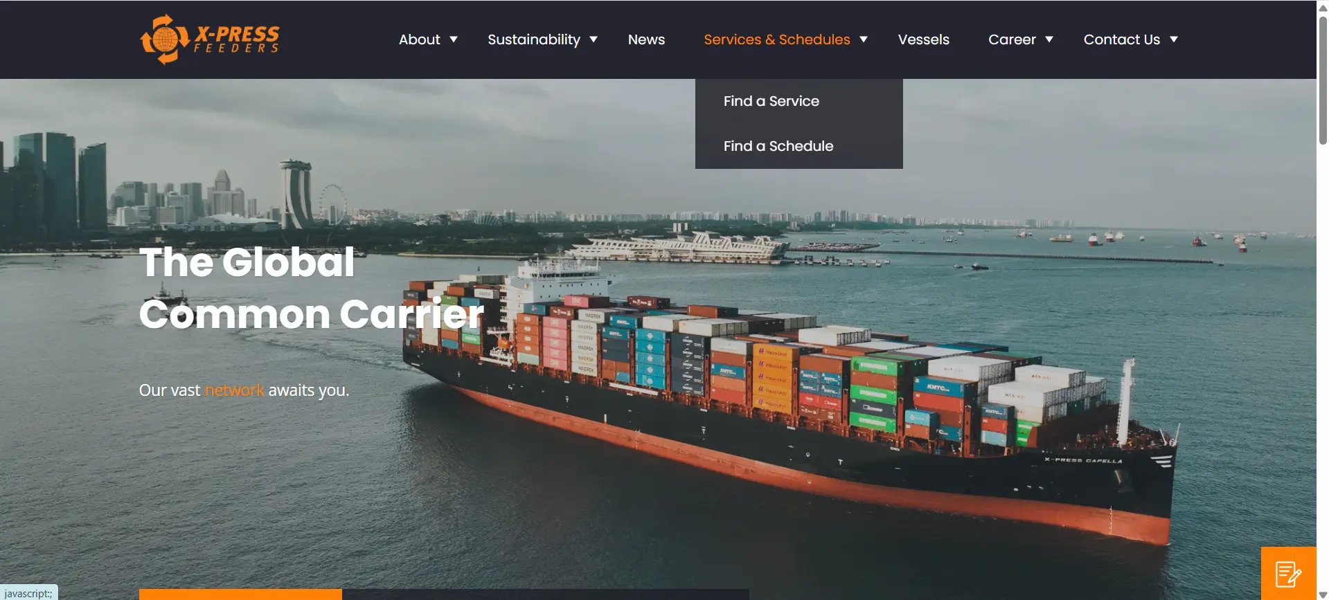 Shipping Companies in India - X-Press Fee​ders