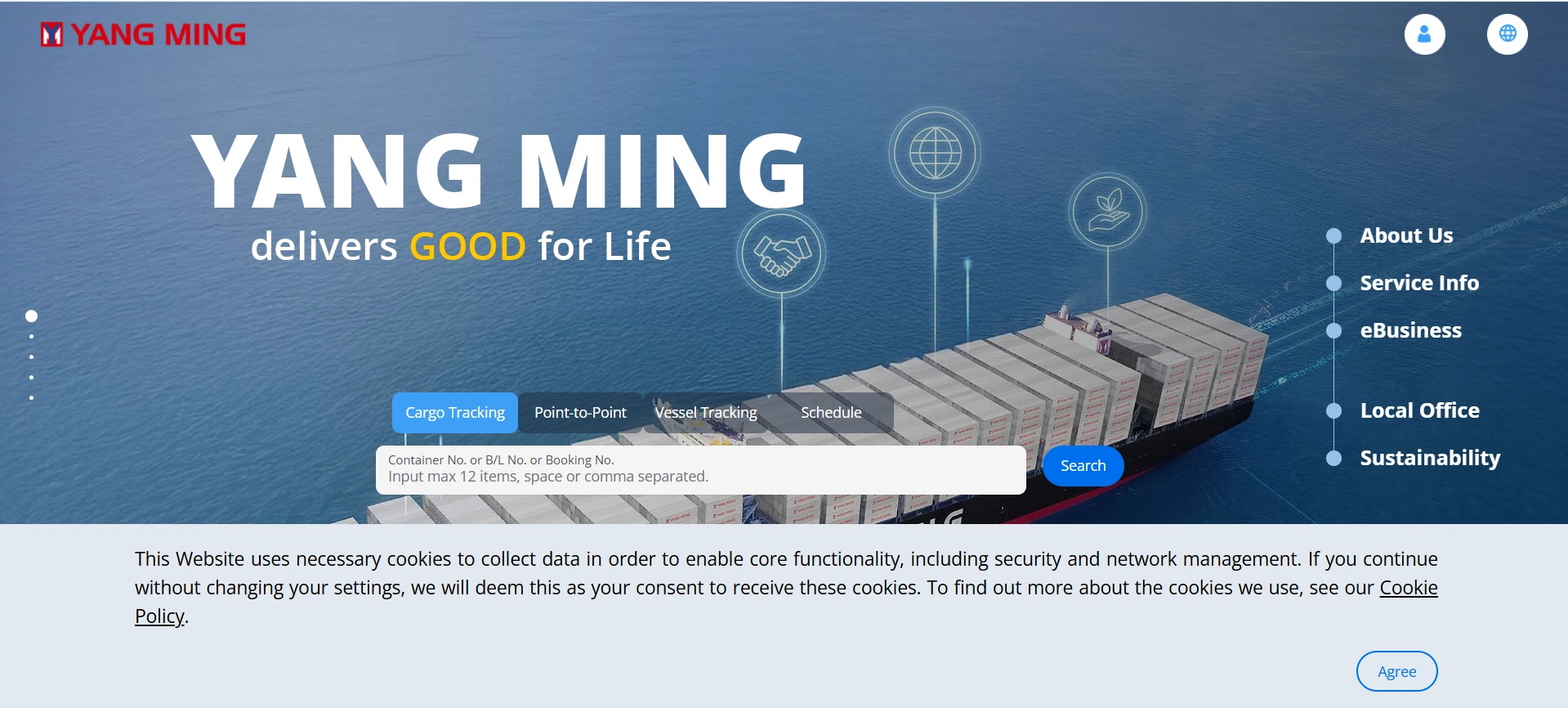 Shipping Companies in India - Yang Ming Marine Tr‍ansport