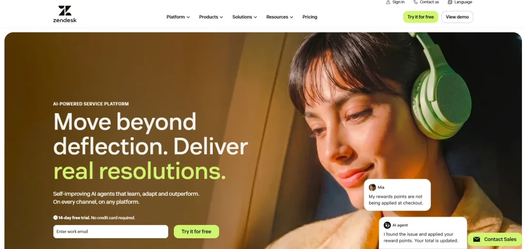 Call Center Software- Zendesk