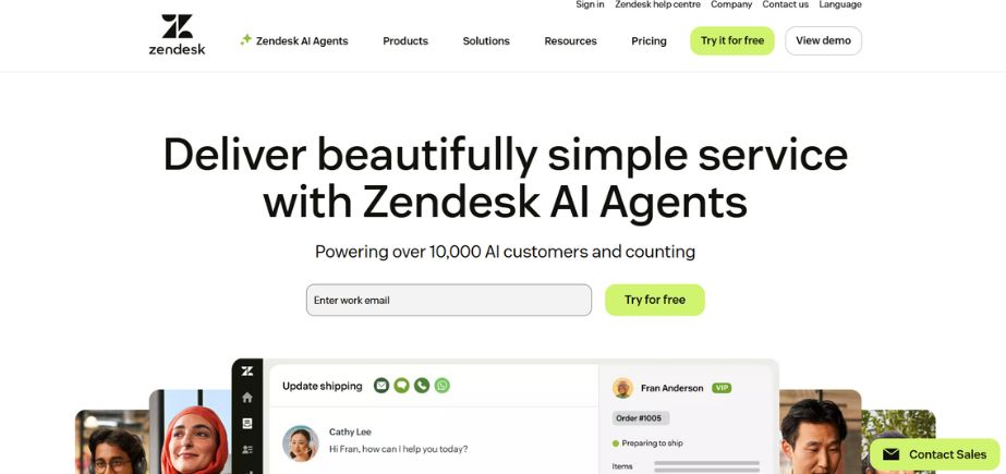 Zendesk - Call Centre Software