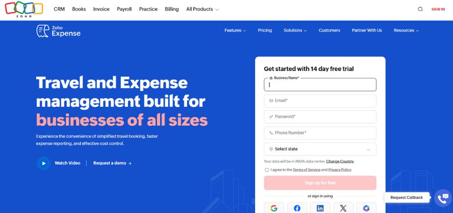 Zoho Expense - Expense Management Software
