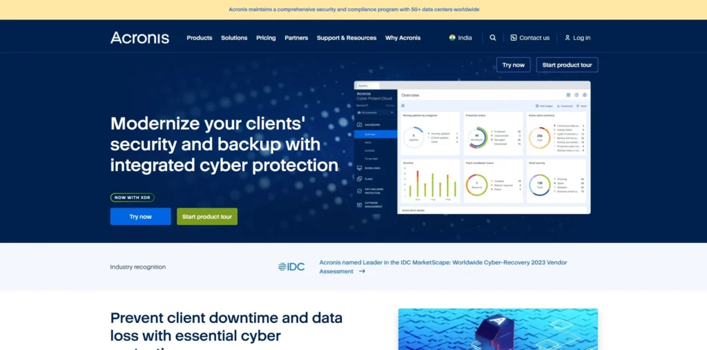 Acronis Cyber Protect Cloud-Cloud Backup Services