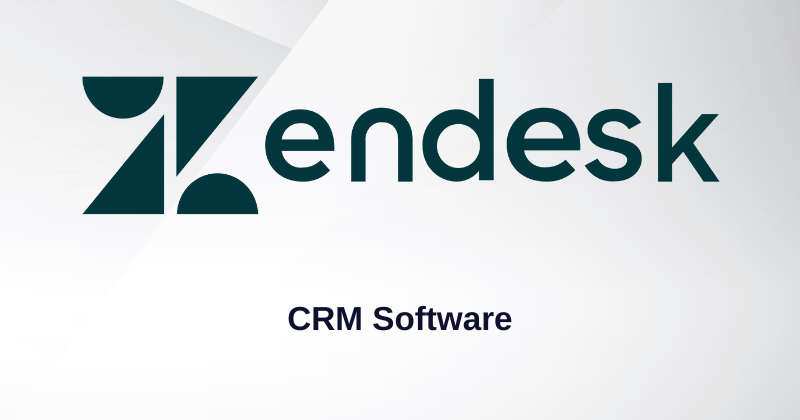 Zendesk CRM - Best AI CRM Tools