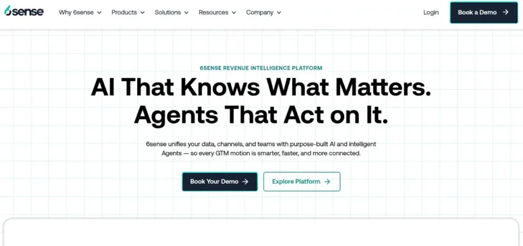 6Sense - Sales Prospecting Tools