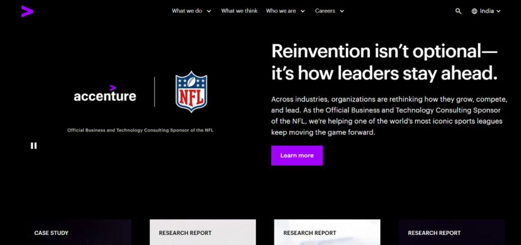 Accenture India - AI Development Companies