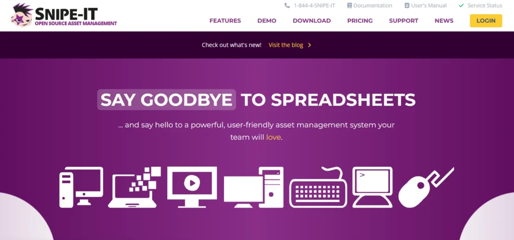 Best Asset Tracking Software: Snipe-IT