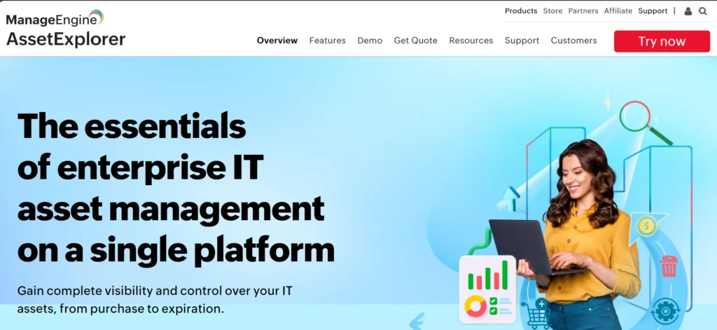 Best Asset Tracking Software: ManageEngine AssetExplorer
