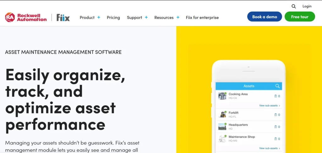 Best Asset Tracking Software: Fiix