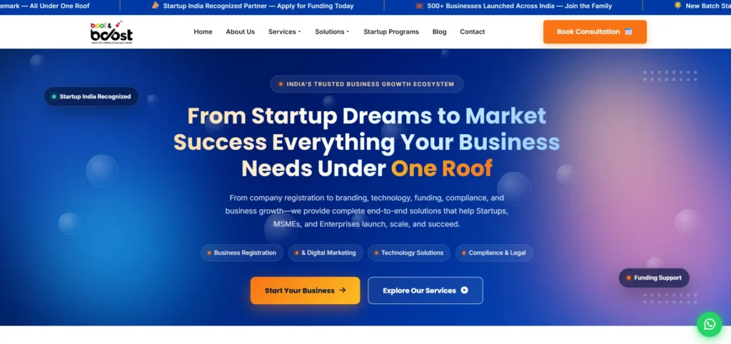  IT Company in Varanasi - Boot & Bo​ost Entrepreneur LLP