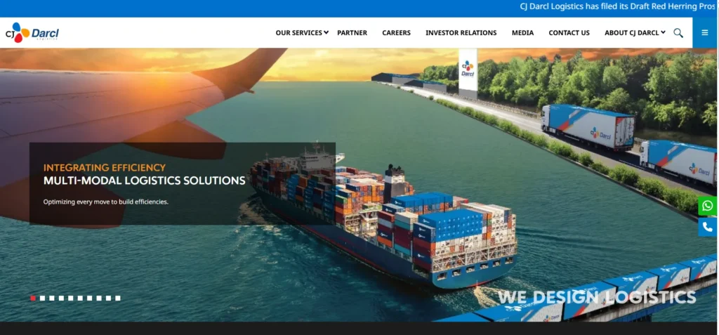 Shippi⁠ng Company in Belapur-  CJ DAR‌CL Logistics Lt‍d.