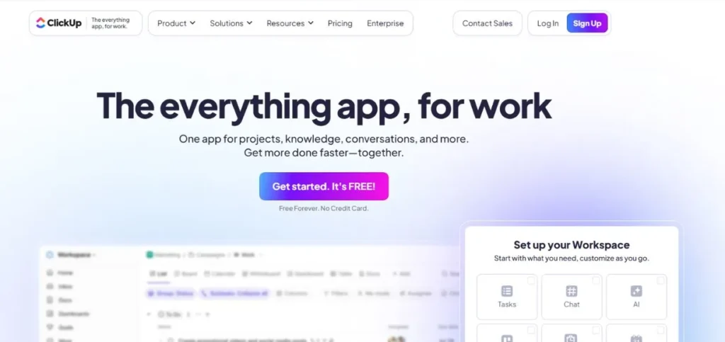 ClickUp - Asana Alternatives
