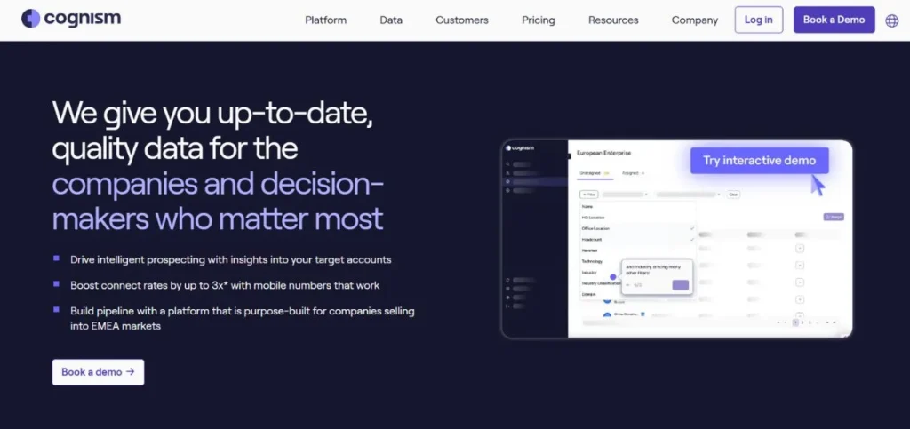 Cognism - Sales Prospecting Tools