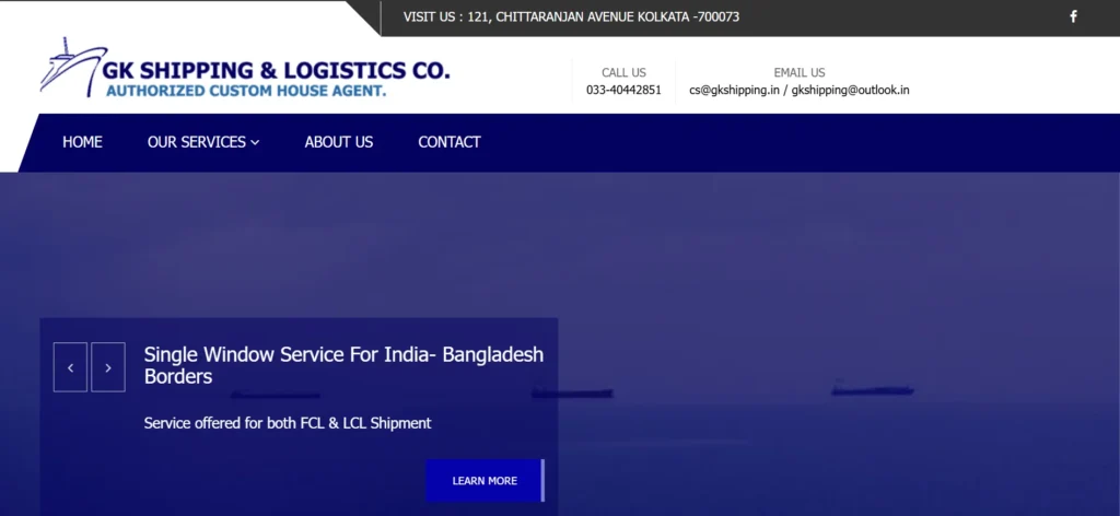 GK Shipping & Logistics Co⁠-shipping companies in kolkata