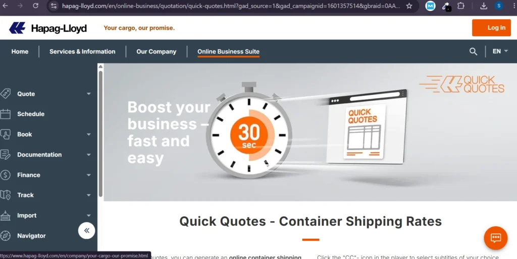 Hapag-Lloyd- shipping companies in kolkata
