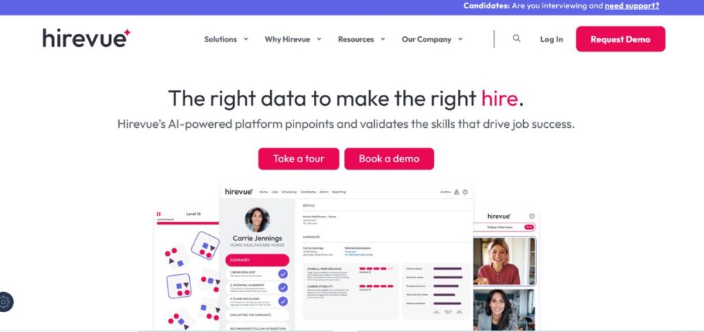 HireVue - AI Recruiting Tools