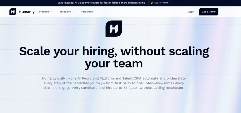 Humanly.io - AI Recruiting Tools