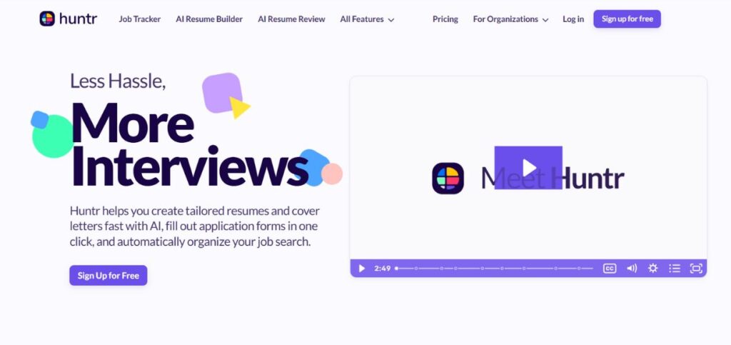 Huntr - AI Job Search Tips