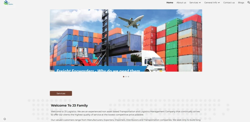 Shipping company in Thoothukudi-J3 Logi​stics