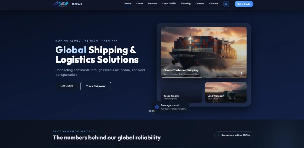 Shipping company in Thoothukudi-MSA Shipping (P​VT) L⁠TD