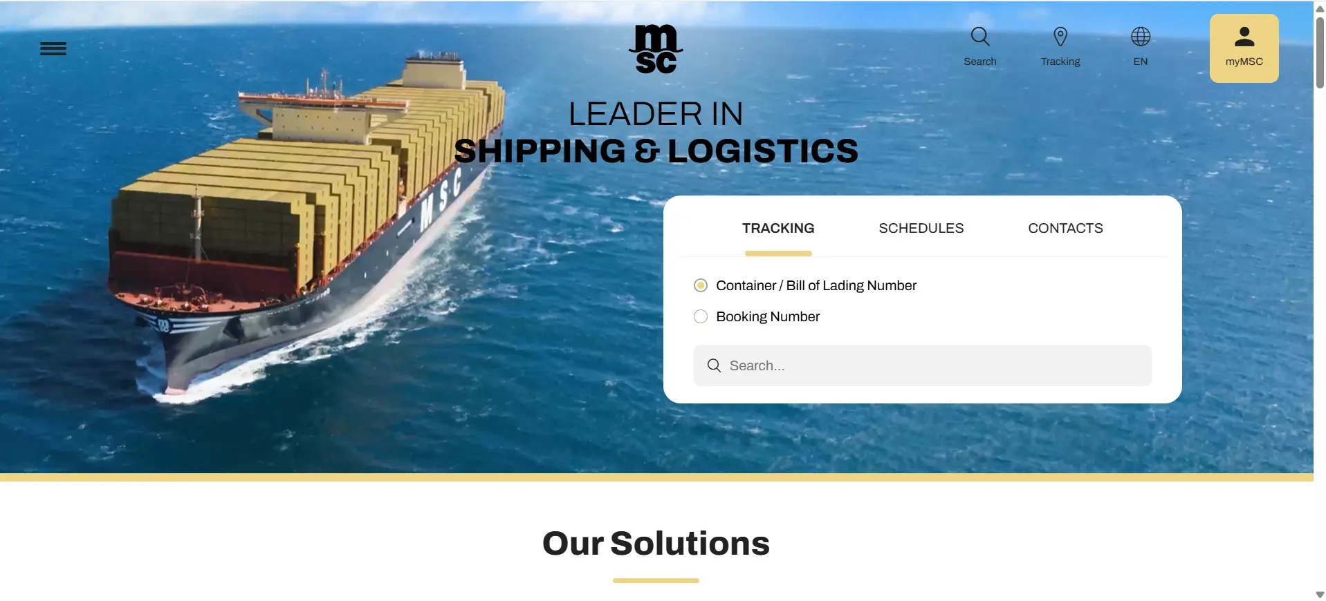 Shipping Companies in Andheri - Mediterranean Shipping Company (MSC)
