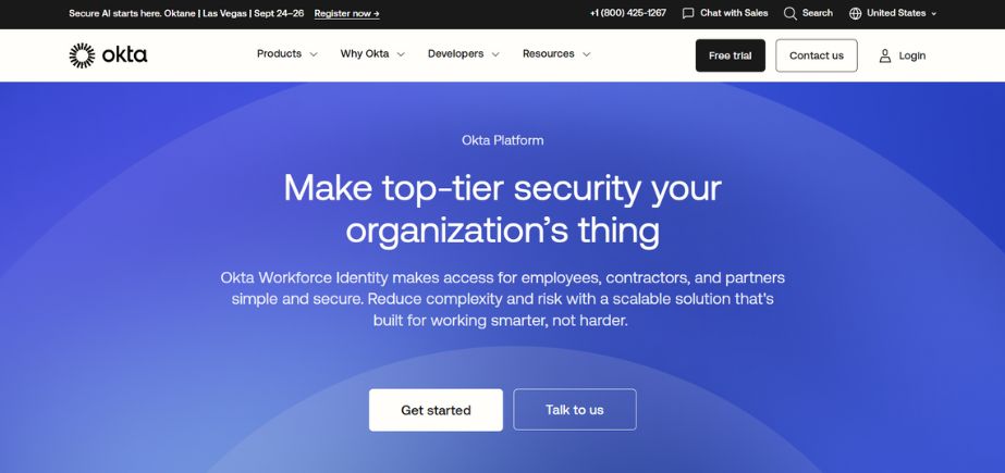 Okta Workforce Identity Cloud - Employee Record Management Software