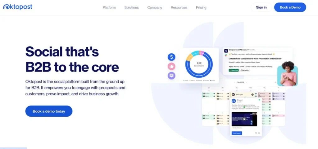 Oktopost - LinkedIn Marketing Tools