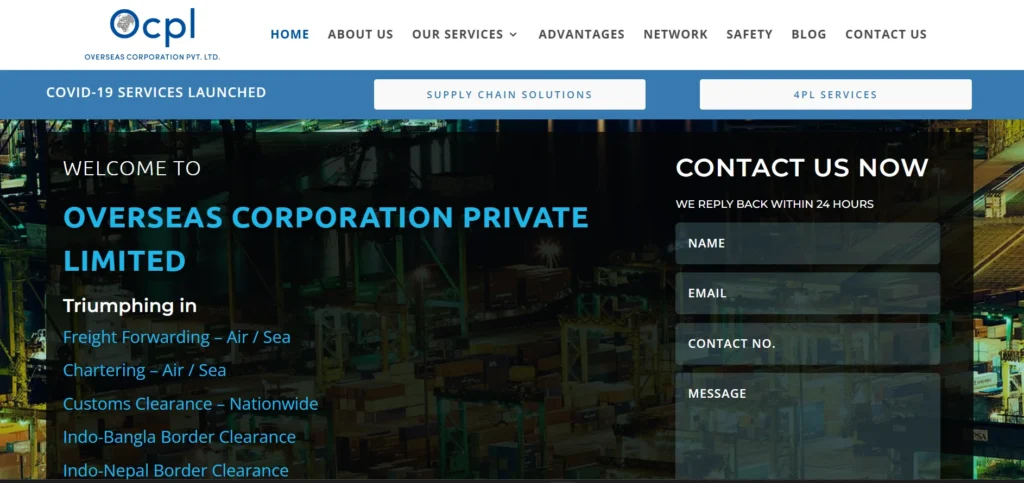 Ove‍rseas Corpora‍tion Pvt. Ltd - shipping companies in kolkata