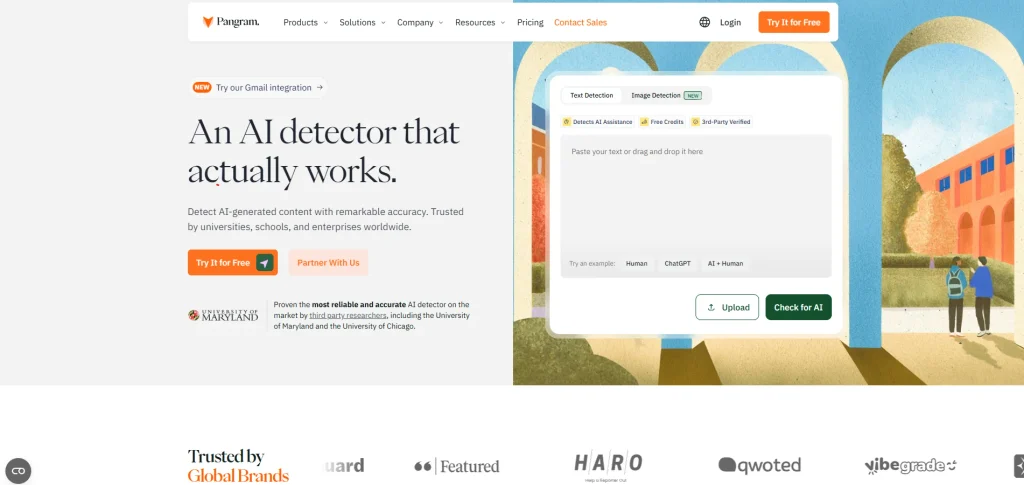 AI Content Detectors-  Pangra‌m