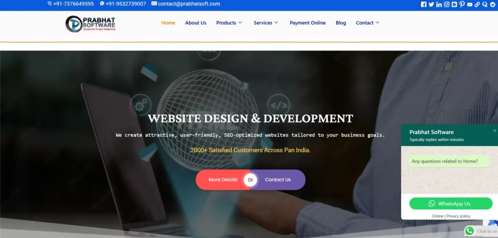  IT Company in Varanasi - Prabhat​ Softw​are
