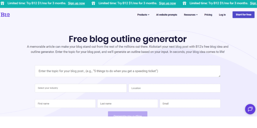 Random Topic Generator