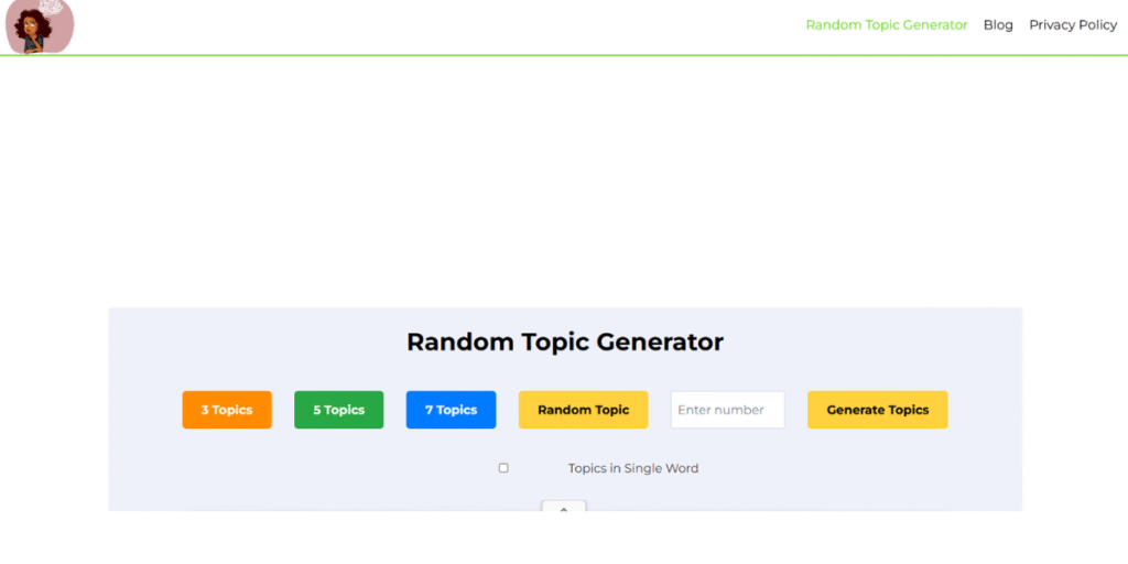 Random Topic Generator