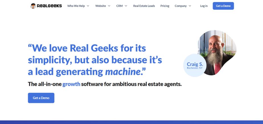 Real Geeks - Real Estate Lead Management Software