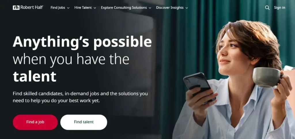 Robert Half - Staffing Agencies for Remote Jobs in USA