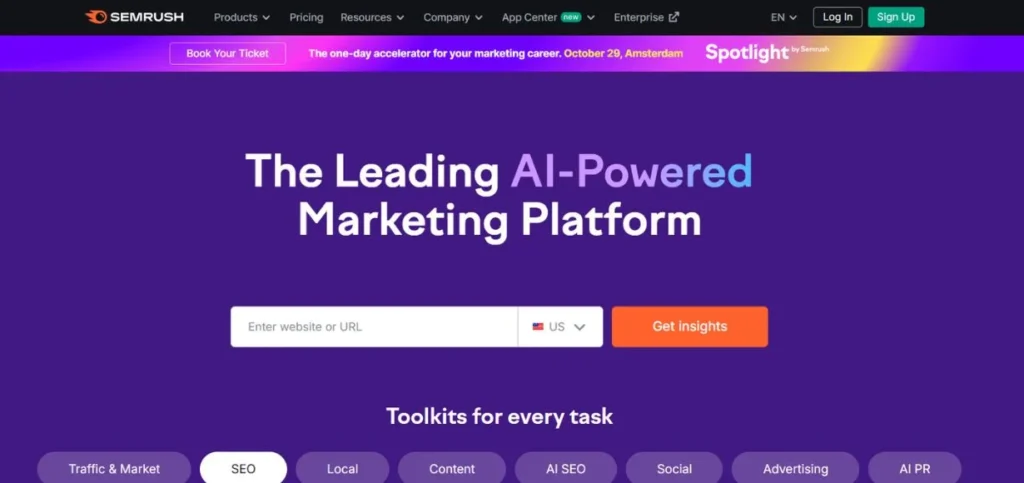 SEMrush - SEO Optimization Tools