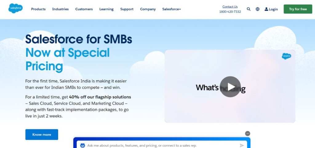 Salesforce - Customer Data Platform Software