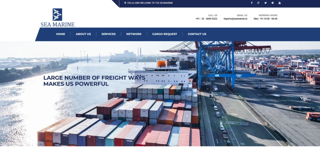Shippi⁠ng Company in Belapur- Sea Marine Logistics‍ Pvt. Ltd.