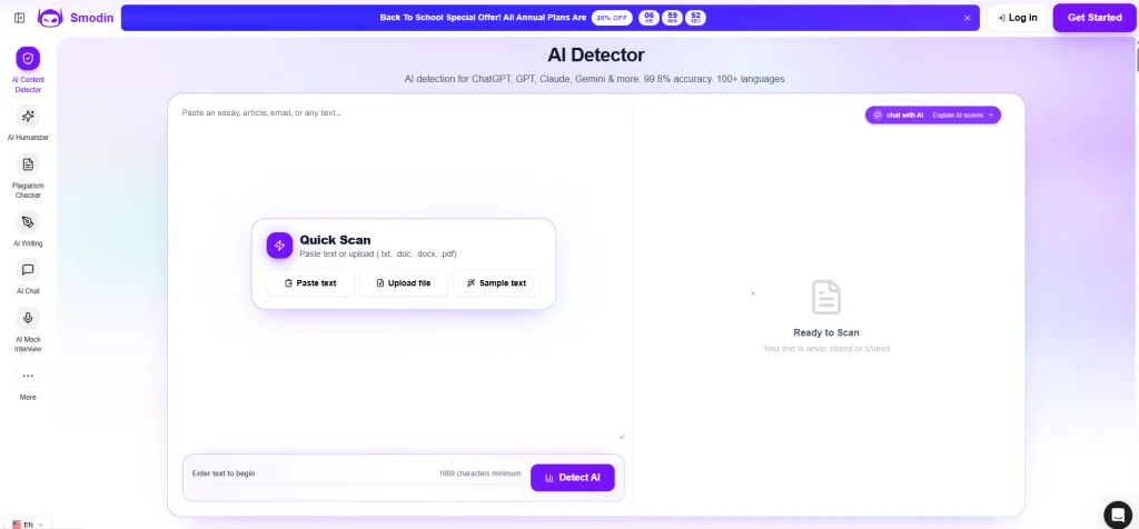 AI Content Detectors- Smodin AI D‍ete​ctor​