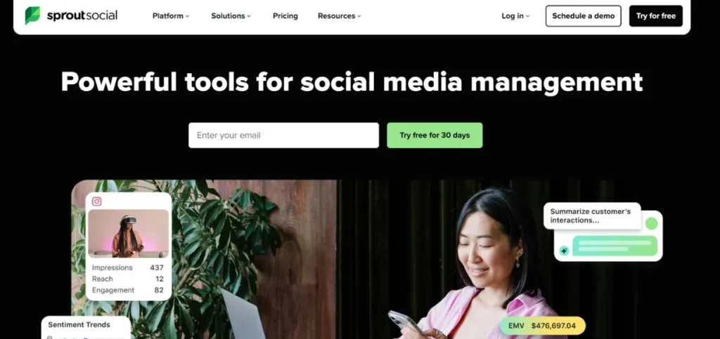 Sprout Social - LinkedIn Marketing Tools